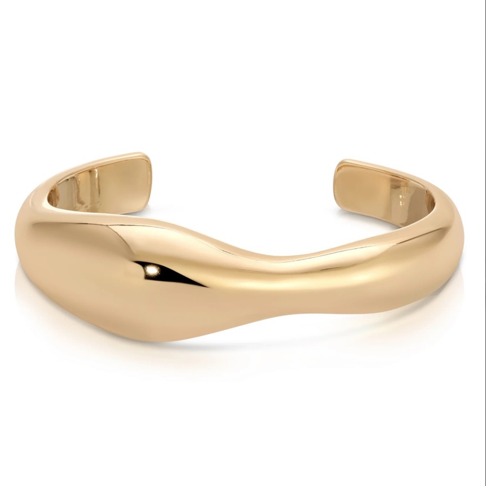 Ettika The Liquid Love Cuff Bracelet Gold